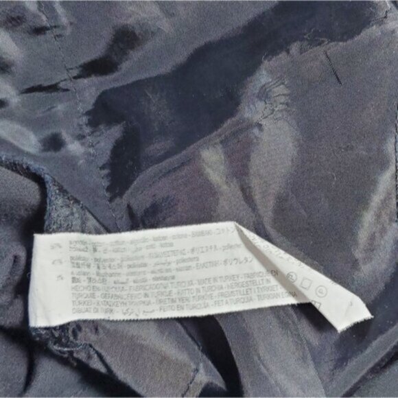 Zara Striped Waistband Cigarette Highwaisted Trouser Ankle Pants - Picture 10 of 16